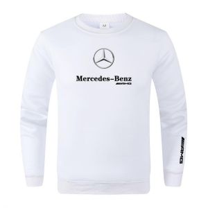 juliano הכל מהכל Fall Plus Cashmere Men&#x27;s Sweatshirt Mercedes-Benz Printing Daily Street Wear up Sweatshirt Crew Neck Men